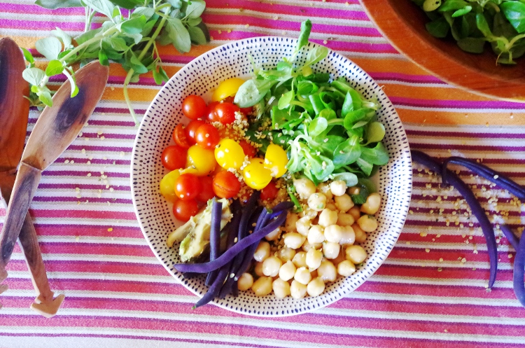 Buddha bowl aux pois chiches